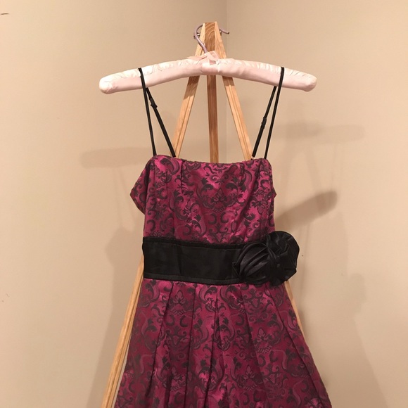 VINTAGE Y2k goth jacquard dress - Picture 3 of 4